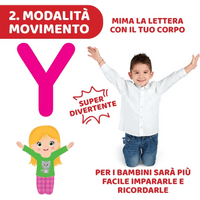 Lettere in Movimento - lingua italiana - Giocattoli e Bambini - Toys Store8058664109944