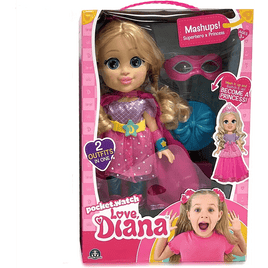 Love Diana - Bambola Trasformabile da Principessa in Eroina - Giocattoli e Bambini - Toys Store8056379115755