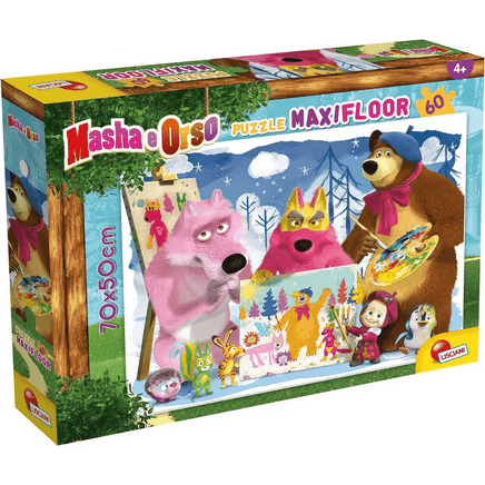 Masha e Orso Puzzle Maxi Floor 60 pezzi - Giocattoli e Bambini - Toys Store8008324092987