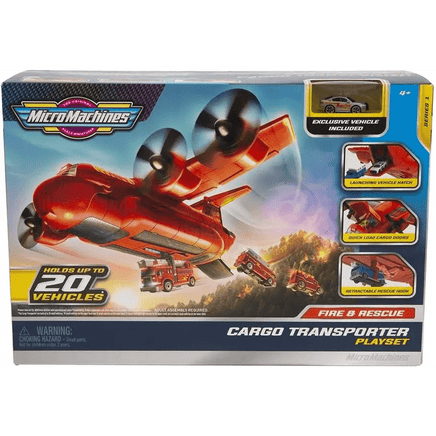 MICRO MACHINES Aereo cargo dei vigili del fuoco - Giocattoli e Bambini - Toys Store8056379122494