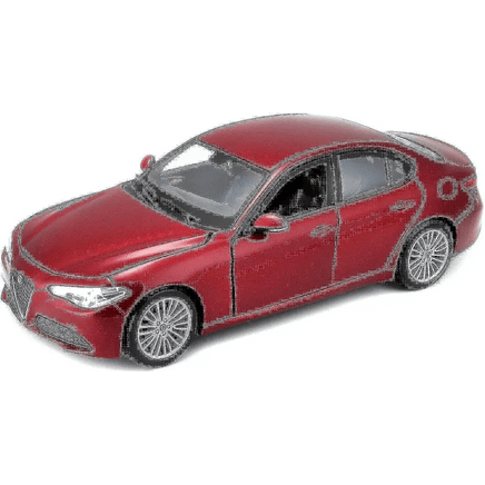 Modellino Burago Alfa Romeo Giulia rossa scala 1:24 - Giocattoli e Bambini - Toys Store4893993210800