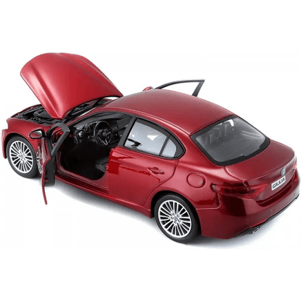 Modellino Burago Alfa Romeo Giulia rossa scala 1:24 - Giocattoli e Bambini - Toys Store4893993210800