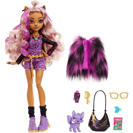 Monster High bambola Clawdeen Wolf con accessori - Giocattoli e Bambini - Toys Store194735069866