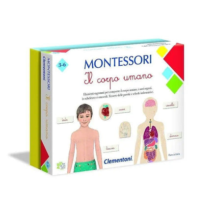 Montessori - Il Corpo Umano - versione italiana - Giocattoli e Bambini - Toys Store8005125161034