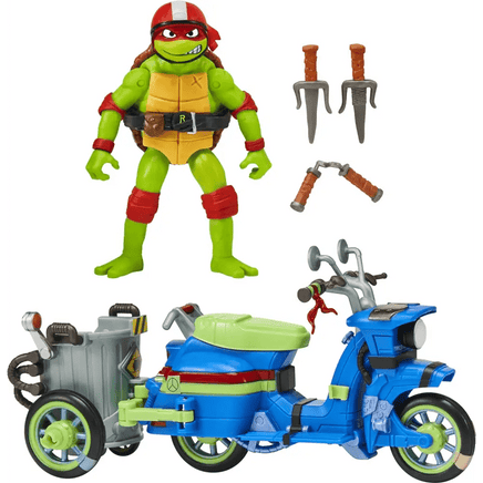 Mutant Mayhem Moto da battaglia con Raffaello - Giocattoli e Bambini - Toys Store0043377834328