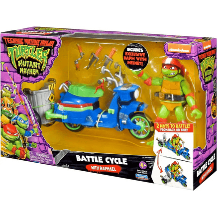 Mutant Mayhem Moto da battaglia con Raffaello - Giocattoli e Bambini - Toys Store0043377834328