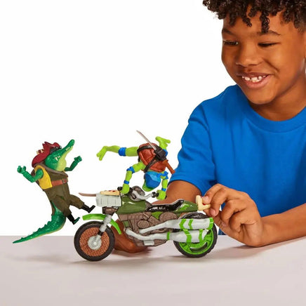 Mutant Mayhem Ninja Kick Moto con Leonardo - Giocattoli e Bambini - Toys Store0043377834311