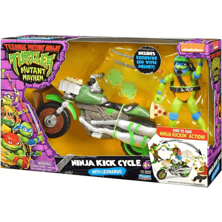 Mutant Mayhem Ninja Kick Moto con Leonardo - Giocattoli e Bambini - Toys Store0043377834311