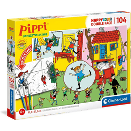 Pippi Calzelunghe Supercolor Puzzle 104 pezzi - Giocattoli e Bambini - Toys Store8005125257133