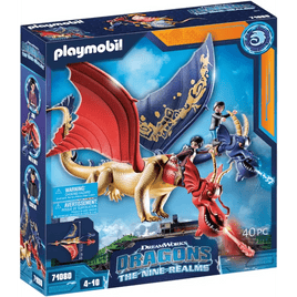 PLAYMOBIL 71080 Dragons: The Nine Realms - Wu & Wei with Jun - Giocattoli e Bambini - Toys Store4008789710802