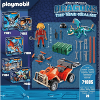 Playmobil 71085 Dragons: The Nine Realms - Icaris Quad & Phil - Giocattoli e Bambini - Toys Store4008789710857