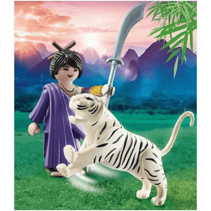 PLAYMOBIL Special Plus 70382 Guerriera Ninja con Tigre - Giocattoli e Bambini - Toys Store4008789703828