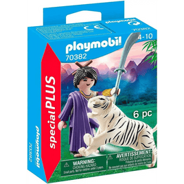 PLAYMOBIL Special Plus 70382 Guerriera Ninja con Tigre - Giocattoli e Bambini - Toys Store4008789703828