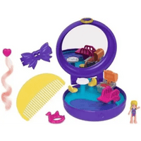 Polly Pocket cofanetto blu Clip and Combo con pettine - Giocattoli e Bambini - Toys Store887961930139