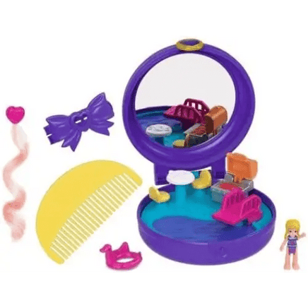 Polly Pocket cofanetto blu Clip and Combo con pettine - Giocattoli e Bambini - Toys Store887961930139