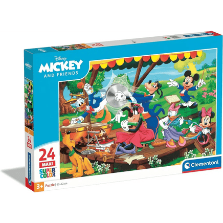 Puzzle Maxi Supercolor Disney Mickey 24 Pezzi - Giocattoli e Bambini - Toys Store8005125242184