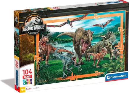 Puzzle Supercolor Jurassic World 104 Pezzi - Giocattoli e Bambini - Toys Store8005125237708