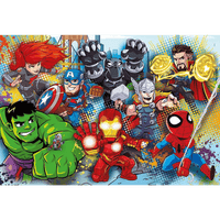 Puzzle Supercolor Marvel Super Hero 60 pezzi Maxi - Giocattoli e Bambini - Toys Store8005125264544