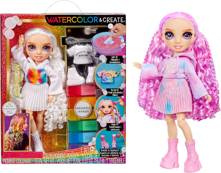 Rainbow High Watercolour & Create DIY Fashion Doll Occhi viola - Giocattoli e Bambini - Toys Store0035051507581