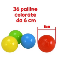 Rete 36 palline colorate - Giocattoli e Bambini - Toys Store8007632279004