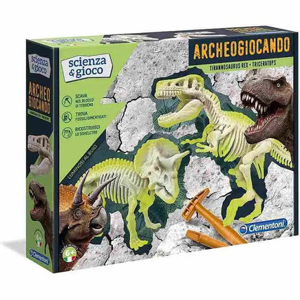 Scienza e Gioco Archeogiocando T - Rex e Triceratopo - Giocattoli e Bambini - Toys Store8005125139842