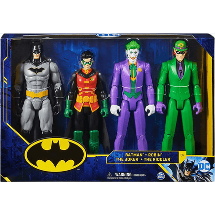 Set di 4 personaggi Batman, Robin, Joker e Enigmista - Giocattoli e Bambini - Toys Store778988242315