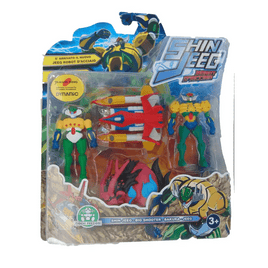 SHIN JEEG 2 PACK MINI FIGURE Shin Jeeg - Big Shooter - Bakura - Jeeg - Giocattoli e Bambini - Toys Store8056379015697