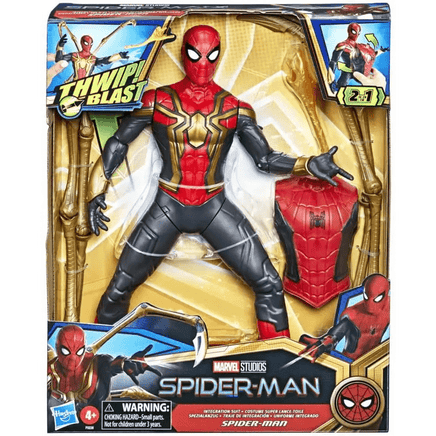 Spider - Man Action Figure con Tuta Thwip Blast Integrata - Giocattoli e Bambini - Toys Store5010993841738