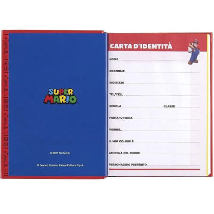 Super Mario Diario 12 Mesi - Blu - Giocattoli e Bambini - Toys Store8058263091091