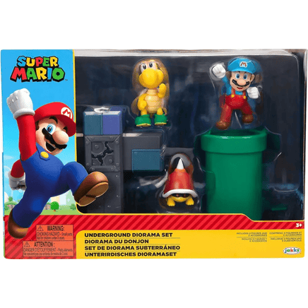 Super Mario set Diorama sotterraneo - Giocattoli e Bambini - Toys Store0192995404267