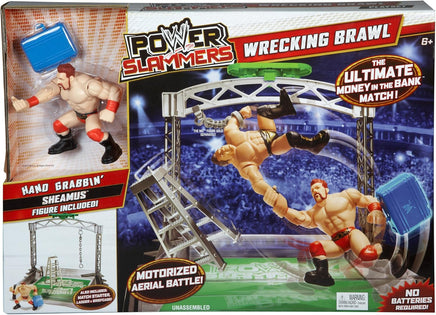 WWE Ring - Set da Gioco Power Slammers Wrecking Brawl - Giocattoli e Bambini - Toys Store746775183516