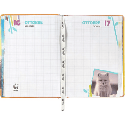 WWF Diario Scuola 12 mesi 2024 - 2025 Leopardo - Giocattoli e Bambini - Toys Store8058263193566