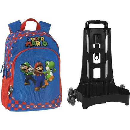 Zaino Organizzato Supermario con Trolley Staccabile - Giocattoli e Bambini - Toys Store8058263108591